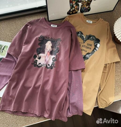 Лонгсливы Acne Studios