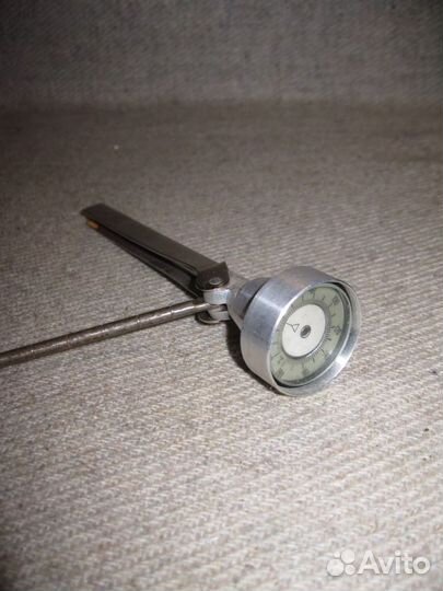 Дорожный биметаллический термометр СССР тбд-3 в ко