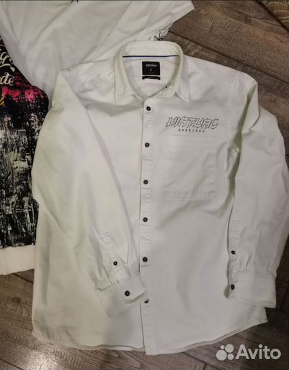 Джинсовая рубашка 48-50