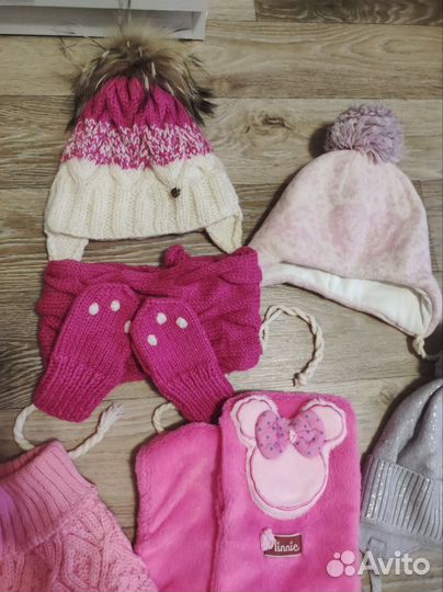 Комплект шапка, шарф