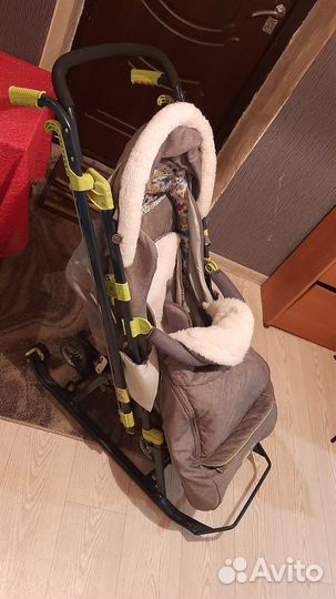 Детские санки коляска