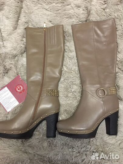 Сапоги натуральная кожа размер 38