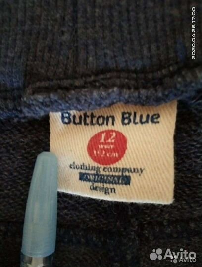 Штаны button blue,futurino 152