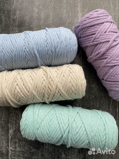 Шпагат хлопоковый доя рукоделия, макраме 100 м