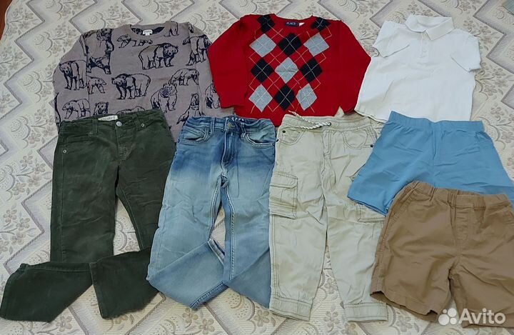 Пакет фирменных вещей на мальчика, р. 116-122