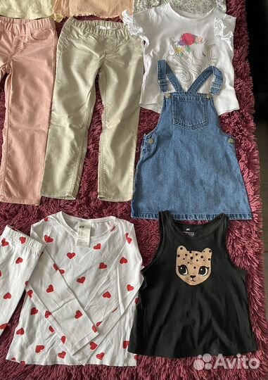 Бередовые вещи на девочку 110/116 (пакетом)