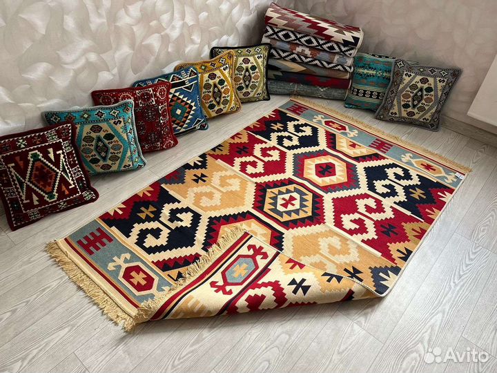 Оптом-фабрика/турция/хлопок/двусторонние ковры эко