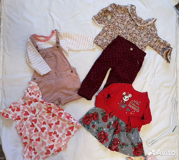 Пакет вещей для девочки 3-12 мес