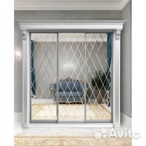 Шкаф-купе Классик Стекло лакобель 2830 мм