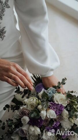 Букет невесты из живых цветов