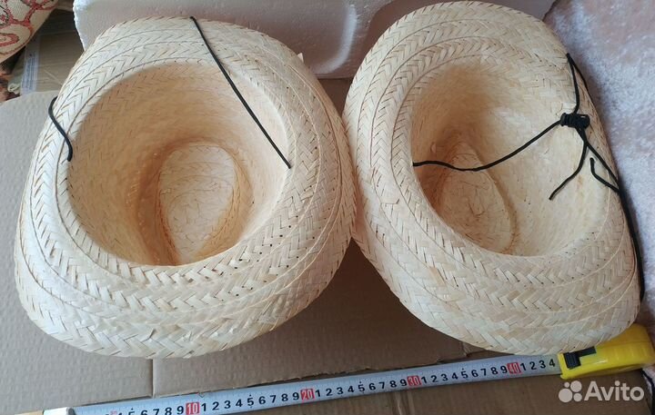 Шляпа соломенная летняя новая Вьетнам Dao Khi 30см