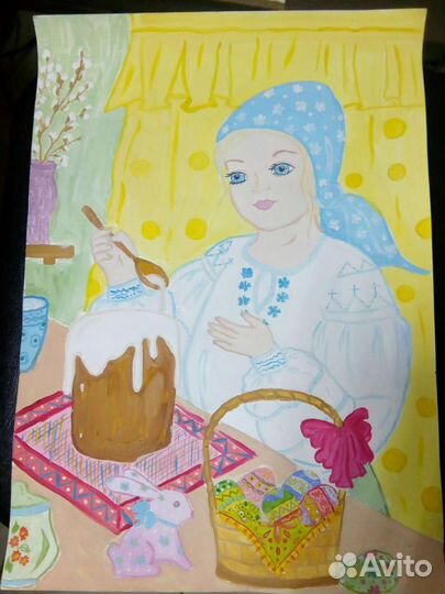 Рисунки и поделки в детский сад и школу