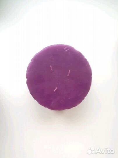 Свеча большая рельефная d15. 3 фитиля