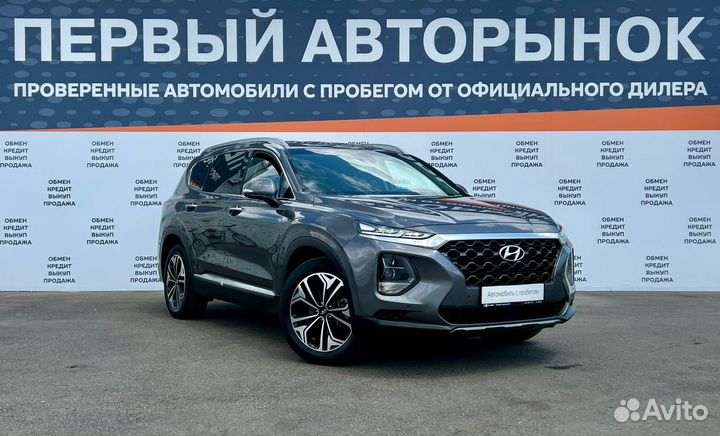 Hyundai Santa Fe 2.2 AT, 2018, 119 462 км