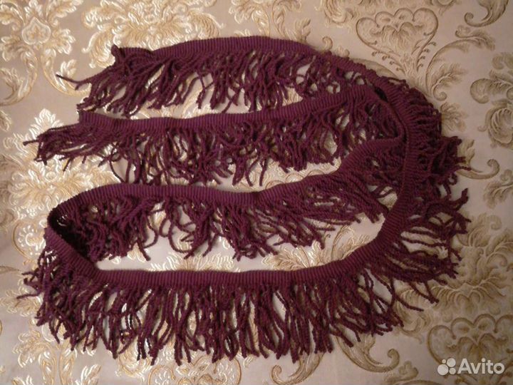 Бахрома хлопчатобумажная. Размер 9 см. Х 11,2 м