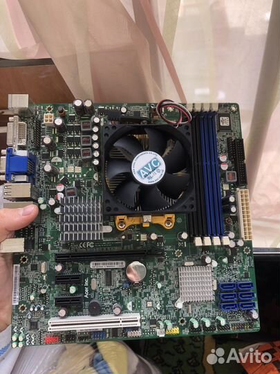 Материнская плата Acer Inc+проц Amd Athlon 2