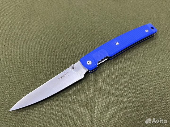 Нож складной Boker синий