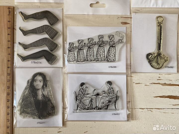 Штампы печати для скрапбукинга творчества винтаж