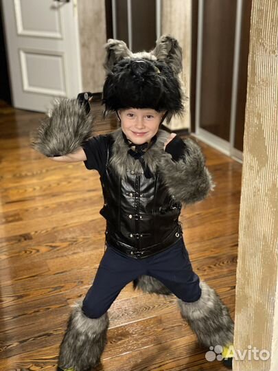 Костюм новогодний Волк 110-116