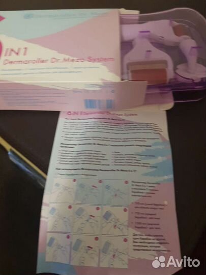 Мезороллер новый 6 в 1 Валик из лузги