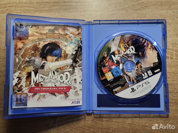 Metaphor refantazio ps5 диск