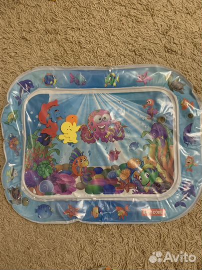 Водный коврик надувной+ круг для купания