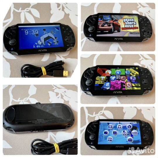 Sony PS Vita Wi-Fi Oled карта 16 Гб с играми