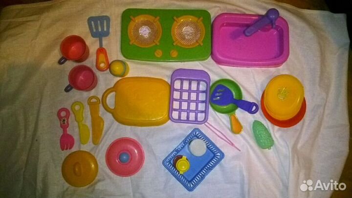 Набор игрушек кухня посуда
