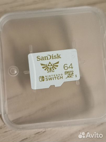 Карта памяти SanDisk micro sdxc Nintendo Switch