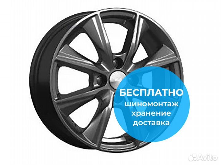 R15 4x100 6J ET40 D67,1 Скад Порту графит