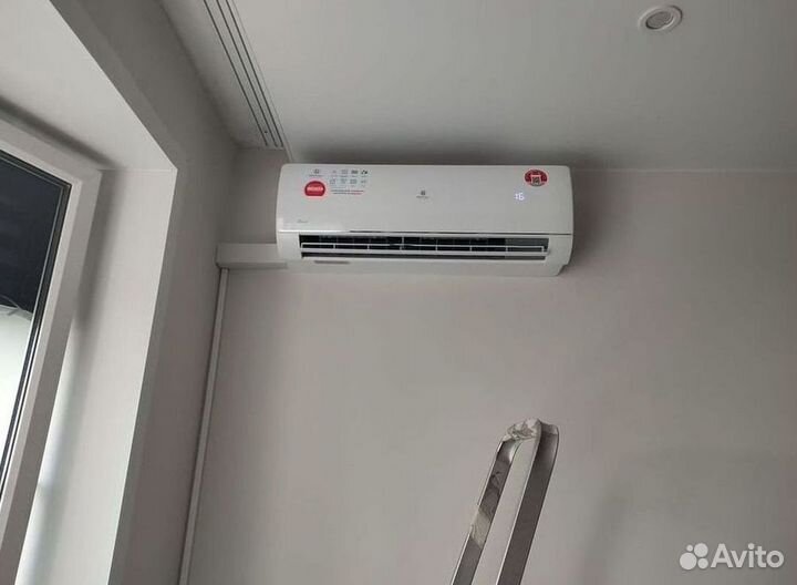 Сплит система с установкой