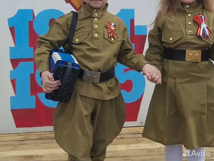 Детский военный костюм