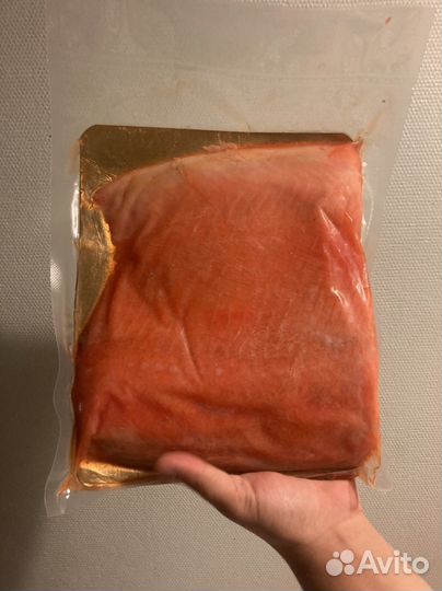 Филе семги слабосоленое