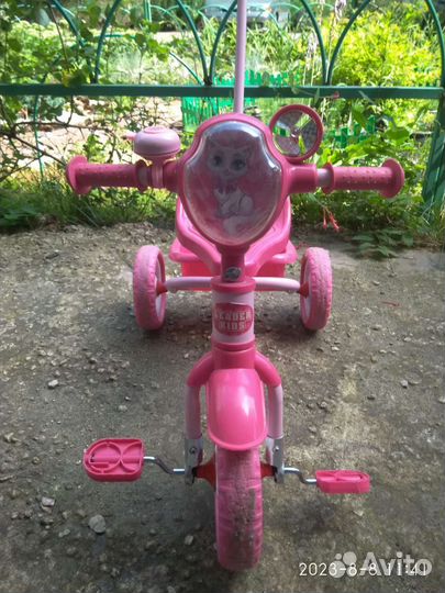 Детский трехколесный велосипед бу