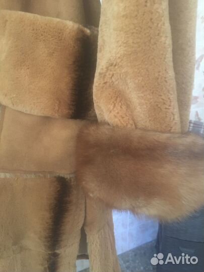 Шубка комбинированая, арилаг и норка