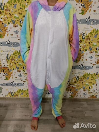Кигуруми пижама единорог