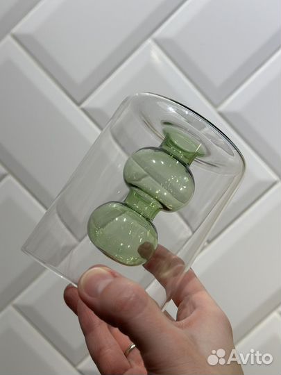 Ваза цветное стекло