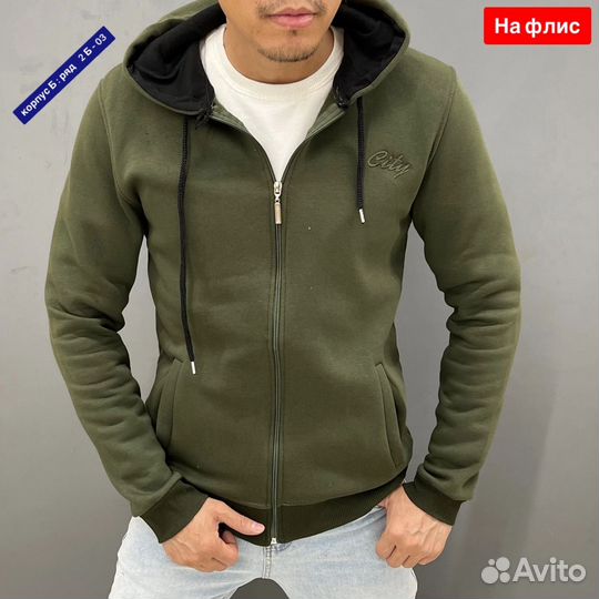 Толстовка мужская с капюшоном