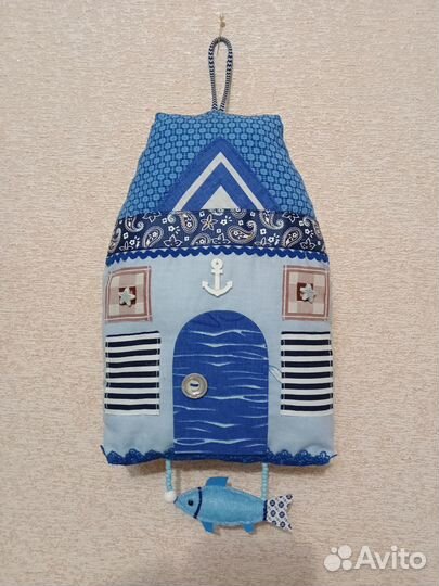 Текстильное украшение на стену