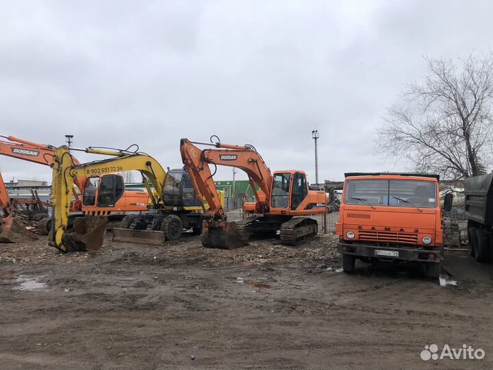 Гусеничный экскаватор Doosan габарит. 1,2 куб