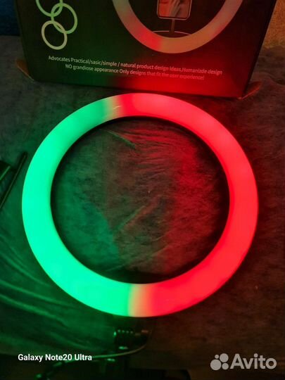 Светодиодная кольцевая лампа RGB MJ36