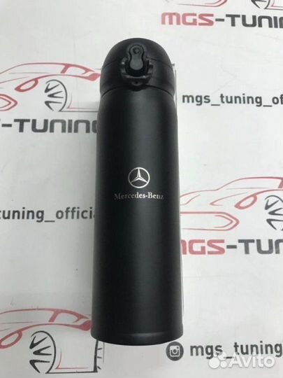 Термос Mercedes Benz черный