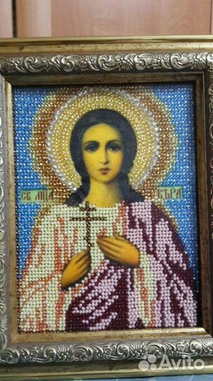 Икона из бисера 