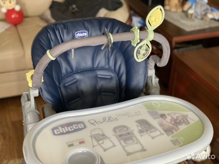 Стульчик для кормления chicco polly magic relax