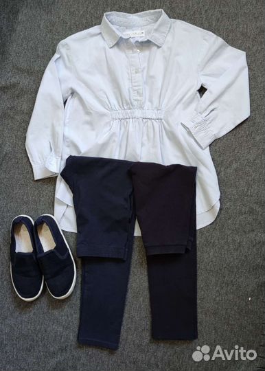 Школьная форма синяя для девочки 122 128