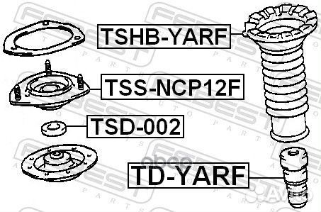 Опора амортизатора toyota yaris NCP1#/NLP10/SCP10