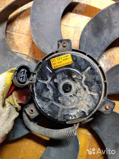 Вентилятор охлаждения hyundai solaris 2015 седан