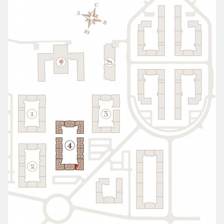 2-к. квартира, 56 м², 4/4 эт.