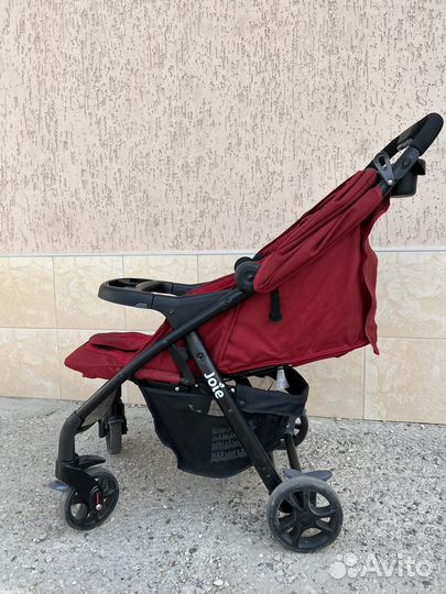 Коляска joie muze lx cranberry