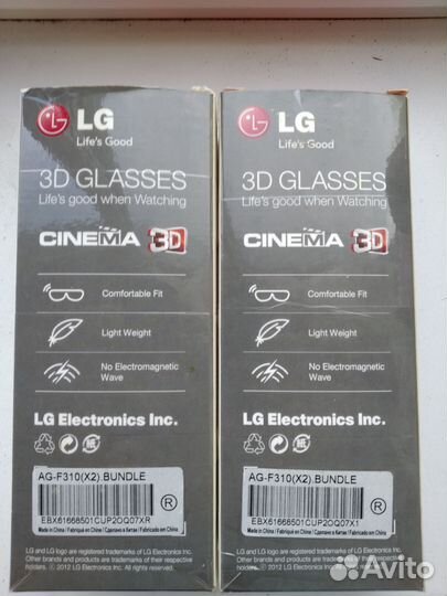 3D очки для телевизора LG